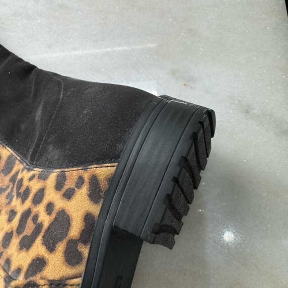 Animal print over the calf boots - Picture 4 of 4